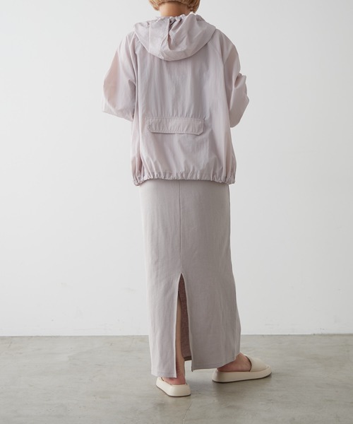 【撥水/抗菌防臭】マウンテンパーカー(パッカブル)（ナイロンジャケット）｜earthy（アーシー）