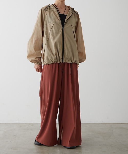 【撥水/抗菌防臭】マウンテンパーカー(パッカブル)（ナイロンジャケット）｜earthy（アーシー）