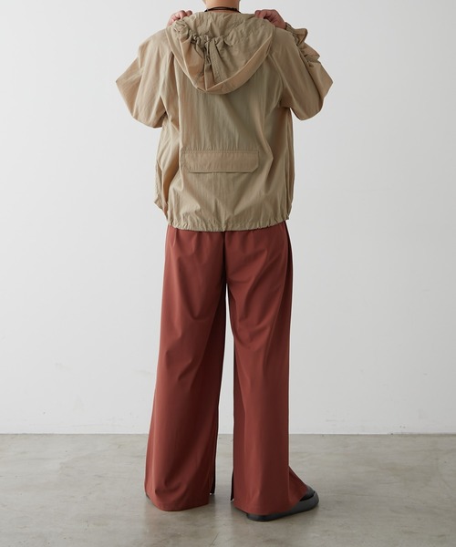 【撥水/抗菌防臭】マウンテンパーカー(パッカブル)（ナイロンジャケット）｜earthy（アーシー）