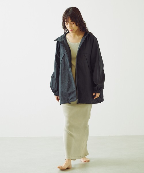 【撥水/抗菌防臭】マウンテンパーカー(パッカブル)（ナイロンジャケット）｜earthy（アーシー）