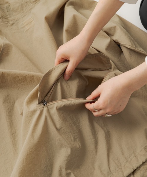 【撥水/抗菌防臭】マウンテンパーカー(パッカブル)（ナイロンジャケット）｜earthy（アーシー）