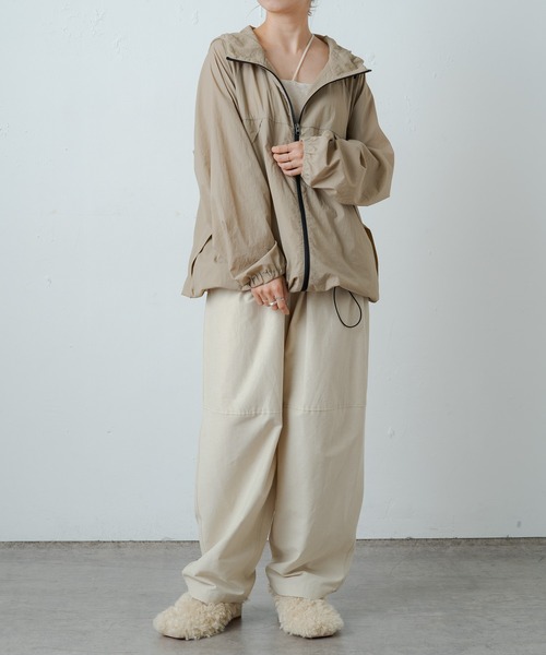 【撥水/抗菌防臭】マウンテンパーカー(パッカブル)（ナイロンジャケット）｜earthy（アーシー）