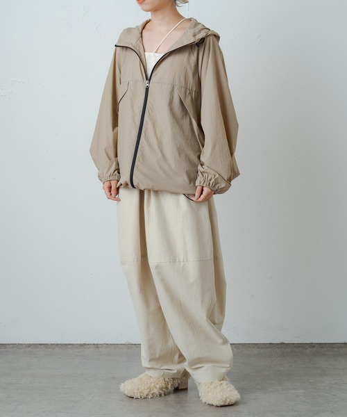 【撥水/抗菌防臭】マウンテンパーカー(パッカブル)（ナイロンジャケット）｜earthy（アーシー）