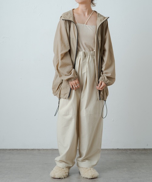 【撥水/抗菌防臭】マウンテンパーカー(パッカブル)（ナイロンジャケット）｜earthy（アーシー）