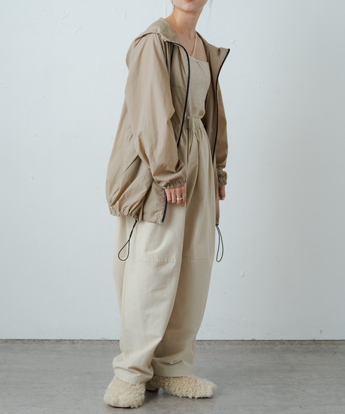 【撥水/抗菌防臭】マウンテンパーカー(パッカブル)（ナイロンジャケット）｜earthy（アーシー）