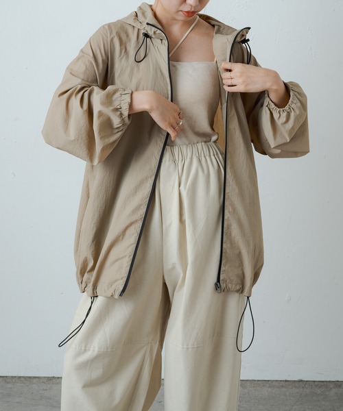 【撥水/抗菌防臭】マウンテンパーカー(パッカブル)（ナイロンジャケット）｜earthy（アーシー）