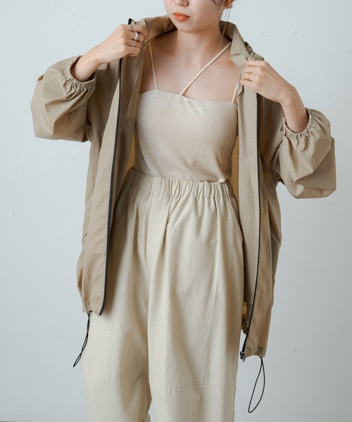 【撥水/抗菌防臭】マウンテンパーカー(パッカブル)（ナイロンジャケット）｜earthy（アーシー）