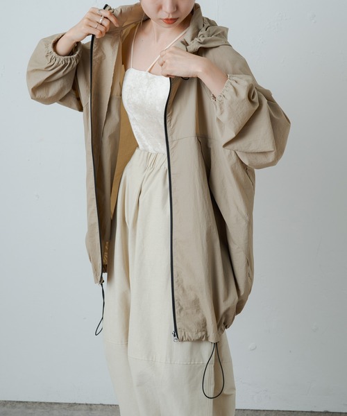 【撥水/抗菌防臭】マウンテンパーカー(パッカブル)（ナイロンジャケット）｜earthy（アーシー）