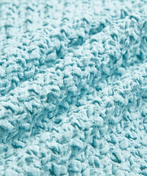 VIS（ビス）の「ふくれジャガード5分袖カットソー（Tシャツ/カットソー・レディース・ブラック/サックスブルー/ホワイト・FREE）」の22枚目の写真