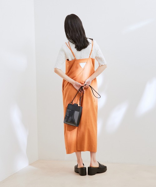 VIS（ビス）の「ふくれジャガード5分袖カットソー（Tシャツ/カットソー・レディース・ブラック/サックスブルー/ホワイト・FREE）」の18枚目の写真