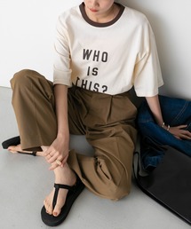 【forksy.】リンガーグラフィックTシャツ