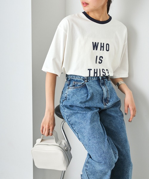 forksy.（フォルクシー）の「【forksy.】リンガーグラフィックTシャツ（Tシャツ/カットソー・レディース・アイボリー/オフホワイト・FREE）」の10枚目の写真
