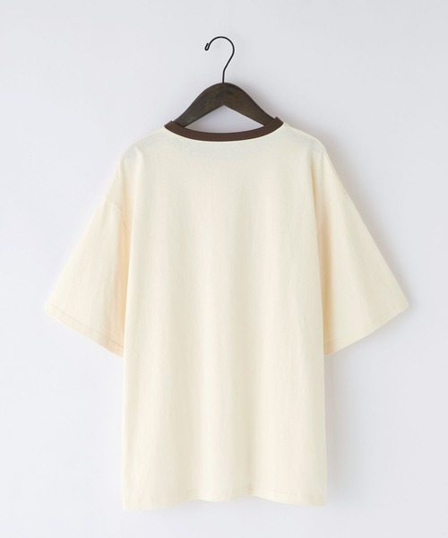 forksy.（フォルクシー）の「【forksy.】リンガーグラフィックTシャツ（Tシャツ/カットソー・レディース・アイボリー/オフホワイト・FREE）」の7枚目の写真