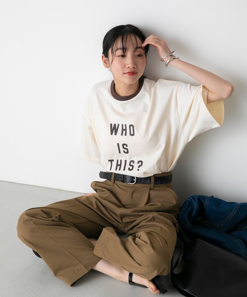 forksy.（フォルクシー）の「【forksy.】リンガーグラフィックTシャツ（Tシャツ/カットソー・レディース・アイボリー/オフホワイト・FREE）」の19枚目の写真