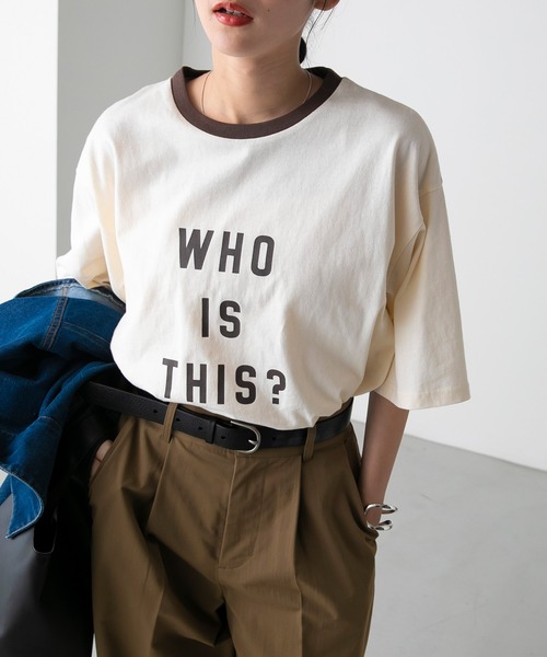 forksy.（フォルクシー）の「【forksy.】リンガーグラフィックTシャツ（Tシャツ/カットソー・レディース・アイボリー/オフホワイト・FREE）」の16枚目の写真