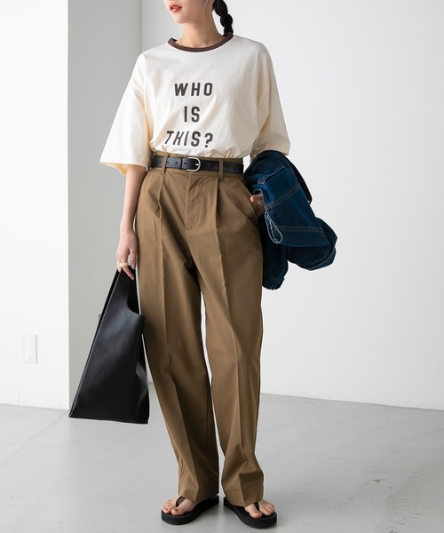 forksy.（フォルクシー）の「【forksy.】リンガーグラフィックTシャツ（Tシャツ/カットソー・レディース・アイボリー/オフホワイト・FREE）」の20枚目の写真
