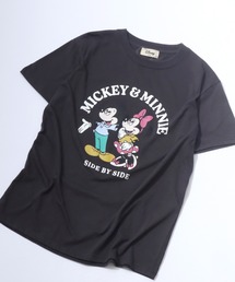 Disney(ディズニー)ミッキーマウス・ミニーマウス・オールスターキャラクタープリントTシャツ