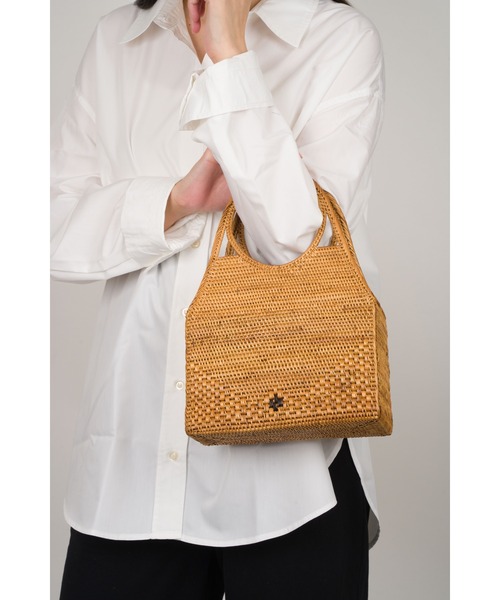 BALI WERKSTATTE   BASKET BAG   カゴバッグ　ラージ BALI WERKSTÄTTE - ATE GRASS BAG