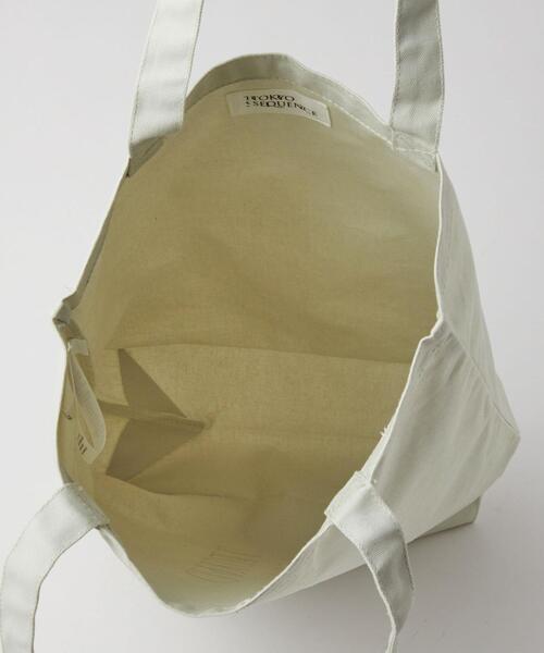 green label relaxing（グリーンレーベルリラクシング）の「【別注】＜TOKYO SEQUENCE＞トート バッグ（ショルダーバッグ・メンズ・ライトグレー/ブラック・FREE）」の19枚目の写真