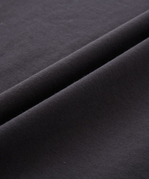 BONLECILL(ボンルシール)の「手書きロゴプリント 配色リンガー半袖Tシャツ(Tシャツ/カットソー・レディース・ネイビー/チャコールグレー/オフホワイト・FREE)」の11枚目の写真