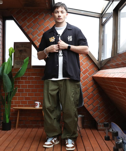 HOUSTON（ヒューストン）の「HOUSTON スカシャツ（VIETNAM）（シャツ/ブラウス・メンズ・ブラック/ターコイズブルー/ベージュ・LARGE/MEDIUM/X-LARGE）」の14枚目の写真