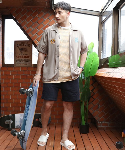 HOUSTON（ヒューストン）の「HOUSTON スカシャツ（VIETNAM）（シャツ/ブラウス・メンズ・ブラック/ターコイズブルー/ベージュ・LARGE/MEDIUM/X-LARGE）」の21枚目の写真