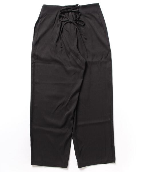 alotta(アロッタ)の「バックレースアップストレートパンツ(その他パンツ・レディース・ラベンダー/ライトベージュ/ブラック・M/L/LL/3L)」の15枚目の写真