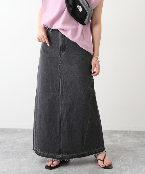 ★SLOBE IENA★大人気★LEDENIMリメイクスリットスカート☆スローブ SLOBE IENA LEDENIMリメイクスリットスカート LEDENIM リメイク