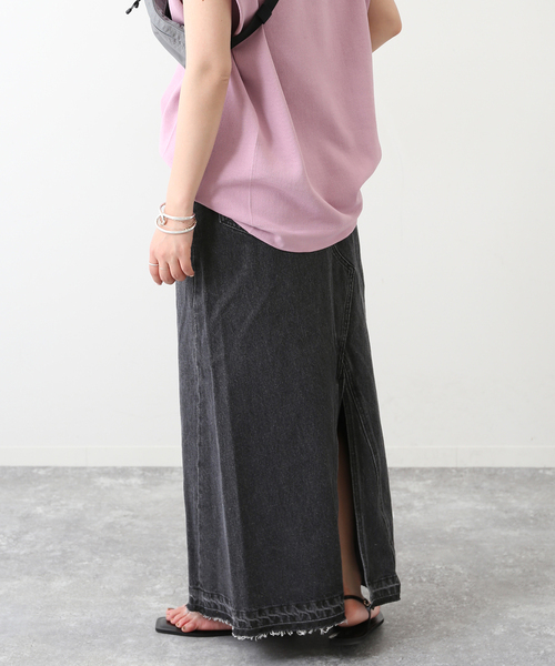 SLOBE IENA（スローブイエナ）の「LE DENIM REMAKE FLARE スカート（デニムスカート・レディース・ブラック系その他・36/38）」の20枚目の写真