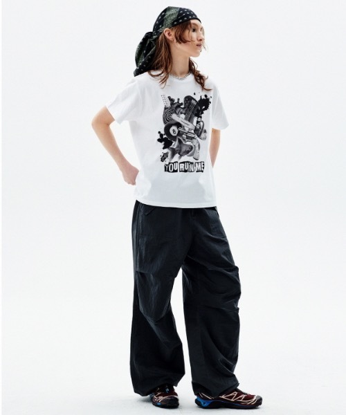 runningHIGH(ランニングハイ)の「【RUNNING HIGH 】RUIN ME ハーフスリーブ Tシャツ / RUIN ME H/S TEE(Tシャツ/カットソー・レディース・ピンク/ホワイト/ブラック・LARGE/MEDIUM)」の8枚目の写真
