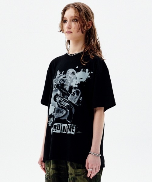 runningHIGH(ランニングハイ)の「【RUNNING HIGH 】RUIN ME ハーフスリーブ Tシャツ / RUIN ME H/S TEE(Tシャツ/カットソー・レディース・ピンク/ホワイト/ブラック・LARGE/MEDIUM)」の9枚目の写真