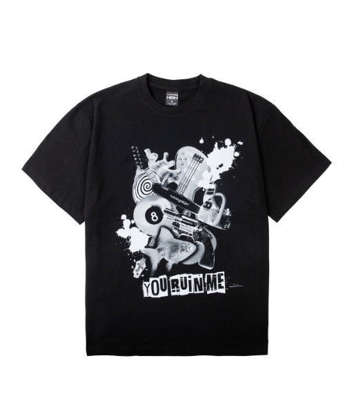 runningHIGH(ランニングハイ)の「【RUNNING HIGH 】RUIN ME ハーフスリーブ Tシャツ / RUIN ME H/S TEE(Tシャツ/カットソー・レディース・ピンク/ホワイト/ブラック・LARGE/MEDIUM)」の5枚目の写真