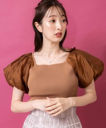 ボリュームスリーブニット