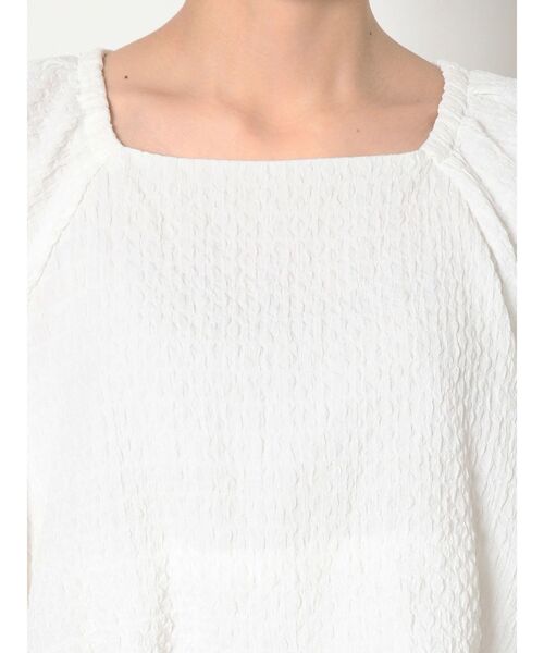 MURUA（ムルーア）の「バルーンショートトップス（シャツ/ブラウス・レディース・ホワイト/ブラック・FREE）」の16枚目の写真