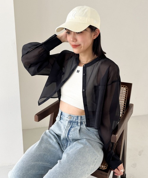 セール】シアーノーカラーシャツ 969877（シャツ/ブラウス