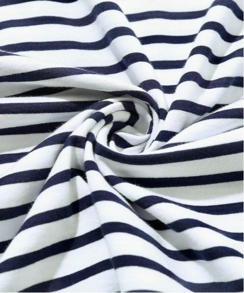 HIPANDA(ハイパンダ)の「HIPANDA ハイパンダ メンズ ストライプ Tシャツ(Tシャツ/カットソー・メンズ・ブルー・SMALL/XX-LARGE/MEDIUM/X-LARGE/LARGE)」の4枚目の写真