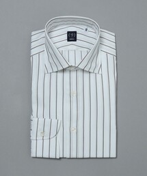 BEAMS F ストライプ セミスプレッドカラー長袖シャツ 新作ストライプレギュラーカラーシャツ＜BEAMS F＞｜ビームス