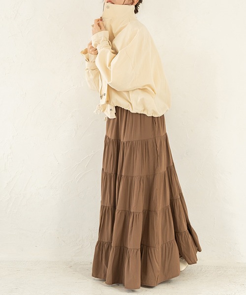 chocomee（チョコミー）の「アースカラーブルゾン/earth color blouson（ブルゾン・レディース・カーキ/アイボリー・FREE）」の13枚目の写真