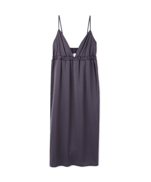 N.（N. Natural Beauty Basic）（エヌエヌナチュラルビューティーベーシック）の「◆サテンバルーンキャミワンピース（ワンピース・レディース・ピンク/ブルーグレー・MEDIUM）」の22枚目の写真