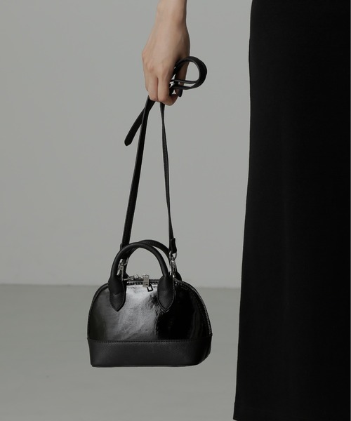 FREE'S MART(フリーズマート)の「切り替えカバーバッグ(ショルダーバッグ・レディース・ホワイト/ブラック/オレンジ・フリ-)」の12枚目の写真