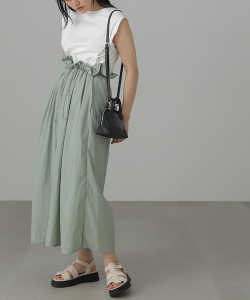 FREE'S MART(フリーズマート)の「切り替えカバーバッグ(ショルダーバッグ・レディース・ホワイト/ブラック/オレンジ・フリ-)」の17枚目の写真