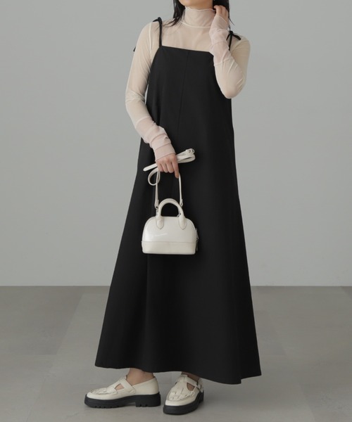 FREE'S MART(フリーズマート)の「切り替えカバーバッグ(ショルダーバッグ・レディース・ホワイト/ブラック/オレンジ・フリ-)」の9枚目の写真