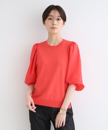 INDIVI | 【洗える／シアー】袖コンシャスニット(ニット/セーター)