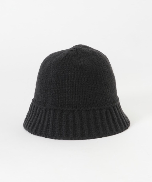 SMELLY（スメリー）の「ニットデザインハット（ハット・レディース・ブラック/アイボリー・-）」の12枚目の写真