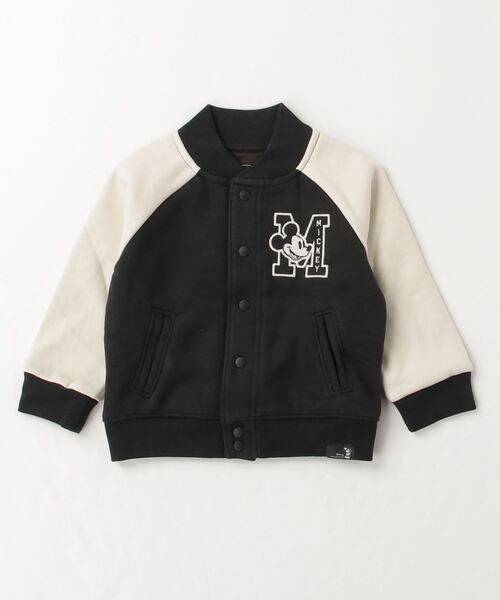 GAP（ギャップ）の「babyGap ディズニー ミッキーマウス バーシティ ジャケット（スタジャン・キッズ・ブラック・12-18M/4 YRS/18-24M/5 YRS/2 YRS/3 YRS）」の2枚目の写真