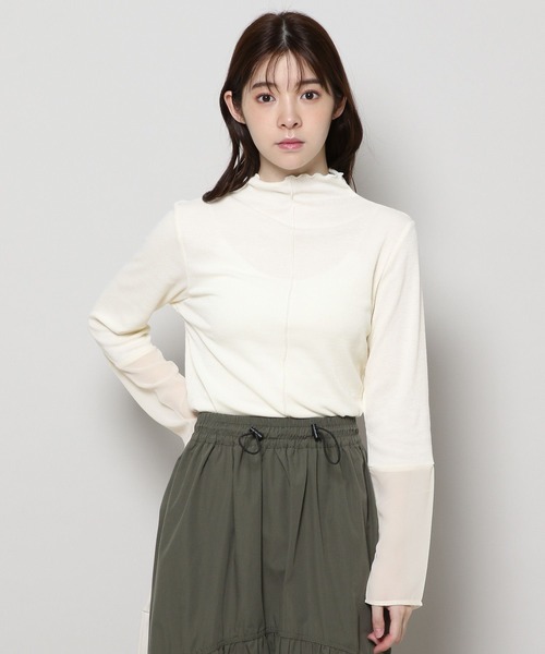 3.3 Field Trip （3.3フィールドトリップ）の「3.3 Field Trip／ソデキリカエ長袖T 2972909（Tシャツ/カットソー・レディース・ブラック/ホワイト・FREE）」の5枚目の写真