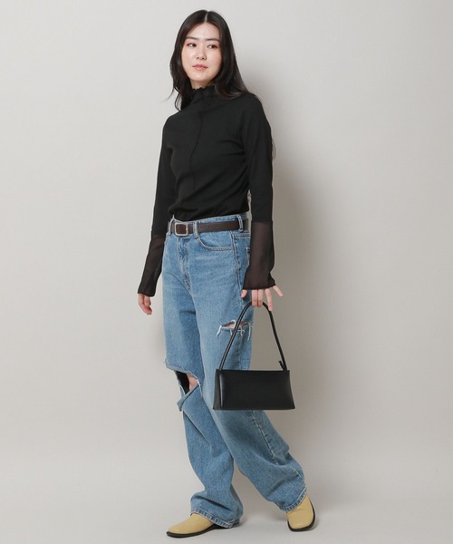 3.3 Field Trip （3.3フィールドトリップ）の「3.3 Field Trip／ソデキリカエ長袖T 2972909（Tシャツ/カットソー・レディース・ブラック/ホワイト・FREE）」の7枚目の写真