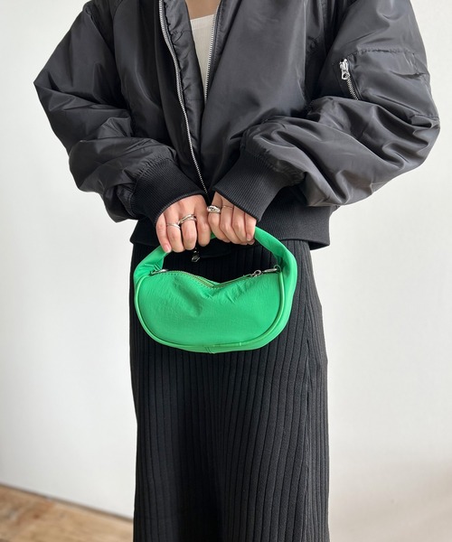 Kotoe(コトエ)の「【2WAY】 ハンドバッグミニ レディース ショルダーバッグ ワンハンドルバッグ(ハンドバッグ・レディース・アイボリー/ブラック/グリーン・FREE)」の22枚目の写真