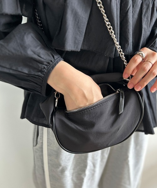 Kotoe(コトエ)の「【2WAY】 ハンドバッグミニ レディース ショルダーバッグ ワンハンドルバッグ(ハンドバッグ・レディース・アイボリー/ブラック/グリーン・FREE)」の15枚目の写真