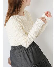 ehka sopo | しぼしぼレースカットソー(Tシャツ/カットソー)